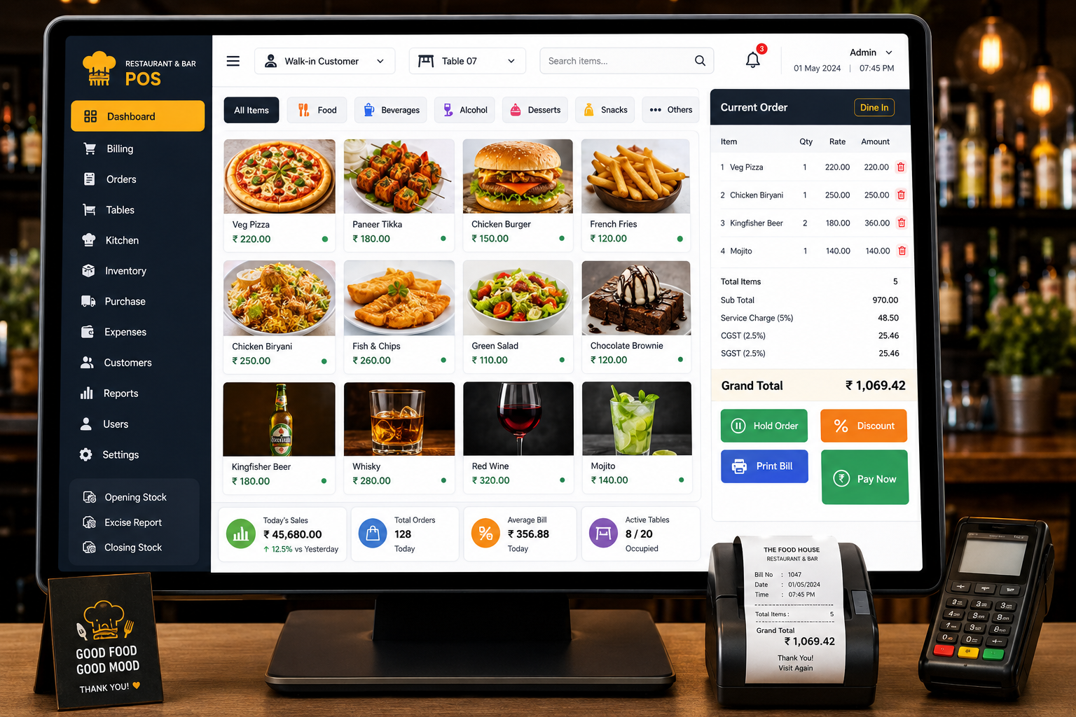 Bar and Restaurant POS